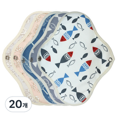 Weasley 布衛生棉 顏色隨機, 1入, 20個, 小型