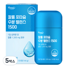 퍼니트 칼륨 포타슘 수분 밸런스 1500, 120정, 5박스