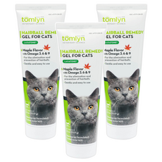 tomlyn 獸醫配方 化毛膏, 美毛, 3條
