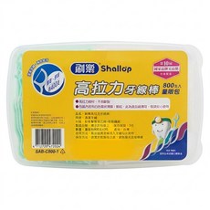 Shallop 刷樂 高拉力牙線棒, 800支, 1盒