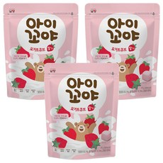 Iggoya 優格點心塊, 草莓口味, 17g, 3包