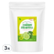 乾燥原味萊姆片, 3個, 50g