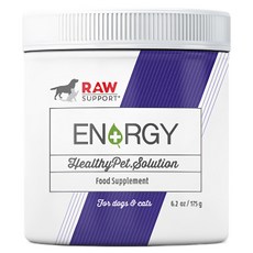 RAW SUPPORT Energy 營養補體素, 超級異活素 膳食補充劑, 狗貓適用, 175g, 1罐