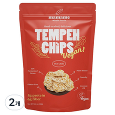mamame Tempeh辣味紅辣椒脆片, 2個, 50g