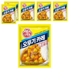 오뚜기 카레 매운맛 과립형, 100g, 6개