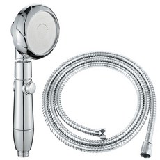 Saenghwalgongsik 水壓調節蓮蓬頭管線組, 1組, 銀色