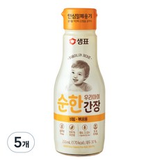 샘표 우리 아이 순한 간장 비빔 볶음용, 5개, 200ml