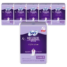 바디피트 볼록맞춤 생리대 날개형, 슈퍼롱, 20개입, 6개