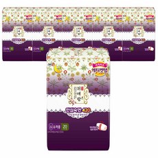 쏘피 귀애랑 생리대 날개형, 슈퍼롱, 20개입, 6개