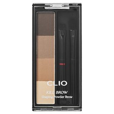 CLIO 珂莉奧 Kill Brow 塑型粉質眉彩 2.4g, 02 冷調灰棕色, 1個