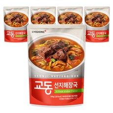 교동 선지 해장국 즉석식품, 500g, 5개