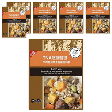 T.N.A. 悠遊餐包 適合所有年齡的犬貓食用 120度高溫高壓滅菌 無添加防腐劑, 羊肉糙米燉馬鈴薯佐時蔬, 150g, 6包
