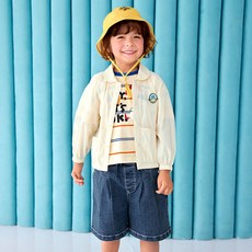 MARI N MORI 兒童翻領夏季防風外套