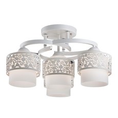 HONEY COMB 蜂巢燈飾 北歐風半吸頂 寬55公分 高31公分 E27 X 3 + 1 LED燈泡 鋼材 玻璃, BL51092