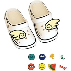 EVA孩童涼鞋+鞋扣10入組