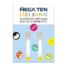 VIVATEC Mega Ten 360度牙刷 補充刷頭, 6個裝, 1組