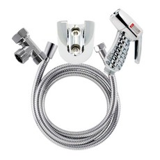 迷你噴槍馬桶沖洗器組合 鑽孔式, 1套