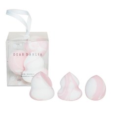 DEAR DAHLIA 大理石紋美妝蛋3組套, 混色, 1組
