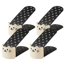 귀여운 슈즈랙, 블랙, 4개