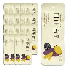 Jayeondaum 韓國產地瓜條隨手包, 20g, 20包