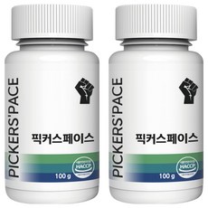 픽커스 페이스 블랙마카 아르기닌 아연 야관문 건강환, 100g, 2개