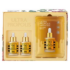 Jaminkyung 孜珉耕 蜂膠安瓶 35ml 2入+面膜 20g 7入+提袋, 2套