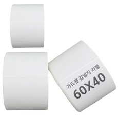 가드맨 감열지 롤라벨 1000p, 3개