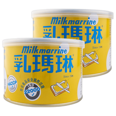 Milkmarrine 乳瑪琳 抹麵包抹土司、拌熟飯、家庭自製西點、冰淇淋 烹飪調理, 440g, 2罐