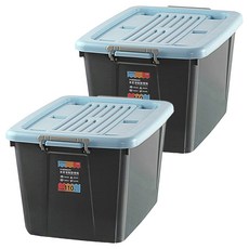 KEYWAY 聯府 百富滑輪整理箱 BF1101, 藍色, 2個