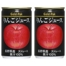 Gold-Pak 蘋果原汁, 160ml, 2個