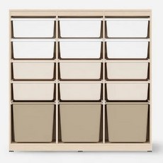 한샘 샘키즈 수납장 1305 브라운, 몸통(라이트메이플), 박스(화이트+베이지+브라운), 5단