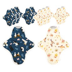 hannahpad 純棉衛生棉內褲護墊 6片 圖案A 1, 2組