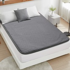 Haniluiryogi 碳纖維電熱毯, 05 簡約 灰色, 雙人(200cm x 140cm x 厚度 3cm)