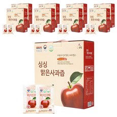 싱싱 맑은 사과즙, 100ml, 9박스