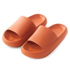 마켓플랜 통통 거실 실내화, 오렌지, 1개