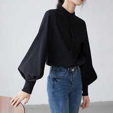 Andaromi 端莊泡泡袖襯衫