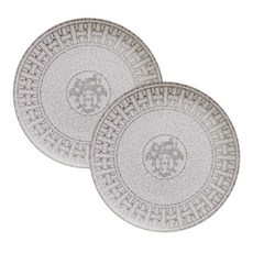 HERMES 愛馬仕 馬賽克24鉑金點心盤 035007P, 混合色, 2個