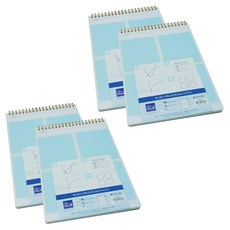 OXFORD 騎馬釘裝訂數學筆記本 B5 80p, 混色, 4個