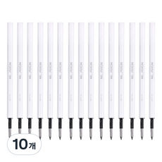 누사인 NS552/NS554 전용 볼펜 리필심 0.5mm NS555 3p, BLACK, 10개