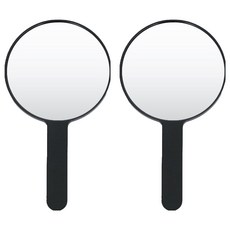Saenghwalgongsik 圓形手拿鏡, 黑色, 2個