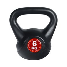 EGOJIN 壺鈴, 黑色, 6kg, 1個