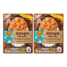 오뚜기 오즈키친 치킨마살라, 2개, 180g