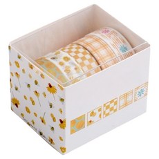 Beneble 手帳裝飾紙膠帶 5款套組, 1套, 秋天