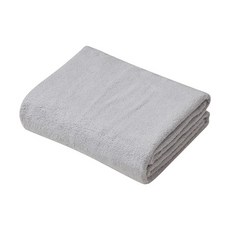 CB JAPAN 泡泡糖超柔系列超細纖維3倍吸水擦頭巾, 典雅灰, 1個