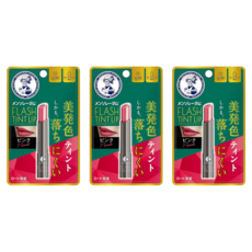 MENTHOLATUM 曼秀雷敦 Flash Tint Lip 潤色護唇膏 粉紅色 2g, 3件