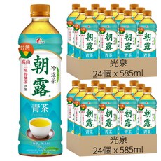 光泉 冷泡茶 朝露青茶, 48個, 585ml