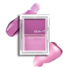 QUA-T 水光絲滑多功能雙色盤 6.4g, 1個, 01 blooming scent