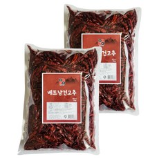 오케이식품 베트남산 건고추, 1kg, 2개