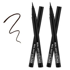 enesti 眼線筆 0.5g, 02 Black Brown, 2支