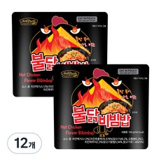 이지밥 참미푸드 불닭비빔밥, 100g, 12개